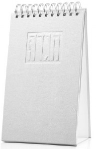 Standing Painted Haggadah by Batya Faux Leather White 5" x 8" [SpiralBound]