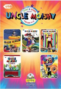 Uncle Moishy Video Collection Volumes 11 - 15 USB