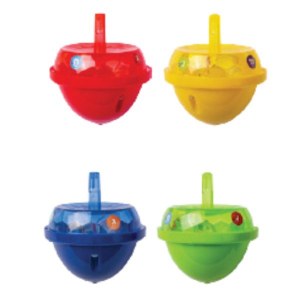 Light Up Musical Dreidel Assorted Colors Single Piece