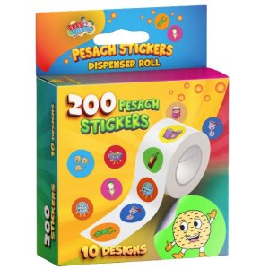 Pesach Stickers Dispenser Roll 200 Count