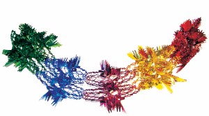 Garland 12" Multicolored Foil 9 Section Sukkah Decoration