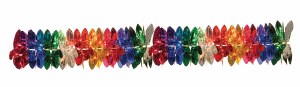 Garland 6" Multicolored Foil Sukkah Decoration #1