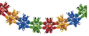 12" 14 Section Garland Sukkah Decoration #44