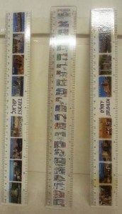 Assorted Rulers with Pictures of Israel