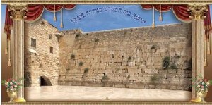 Kotel Mural Mega Size Sukkah Decoration 4' 11" x 9' 10"