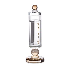 Crystal Matches Holder on Circle Base 7.9"