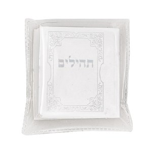Mini Sefer Tehillim in Plastic Case Hebrew White 2" [Paperback]