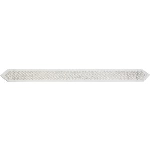 Atarah Silver Colored Stones Intricate Design 3.5"