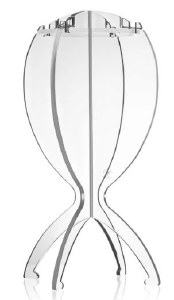 Lucite Collapsible Wig Head 12"