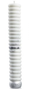 Havdalah Candle Bubble Design Marble 11"