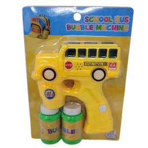 Kinder Velt Bubble Machine School Bus Design