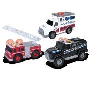 Mitzvah Wheels Emergency Vehicles 3 Piece Set
