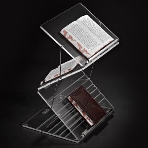 Shalsheles LuciteTabletop Shtender Book Stand Adjustable 3 Layer