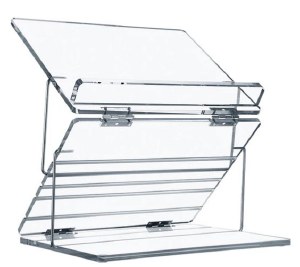 Lucite Tabletop Shtender Exquisite Collapsible Style