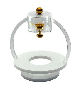 Lucite Mayim Achronim Well Design Gold Accent 6"