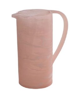 Resin Spout Pitcher Rose Haven 9"