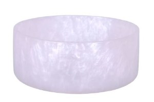 Resin Salad Bowl Pearl Whisper 9.8"