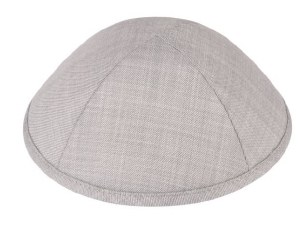 iKippah Pale Gray Suiting Size 4