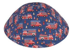 iKippah Fire Zone Blue Red Size 3