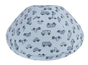iKippah Flipped Cars Light Blue Size 2