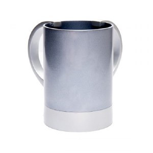 Yair Emanuel Washing Cup Anodized Aluminum 2 Tone Gray