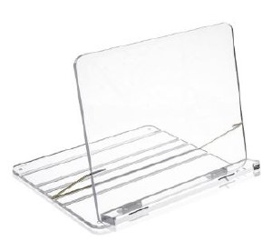 Lucite Tabletop Shtender Foldable Book Stand 14" x 11"