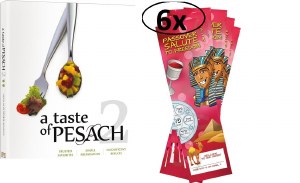 A Taste of Pesach 2 with 6 Passover Seder Book Cards [Hardcover]