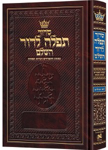 Artscroll Siddur Tefillah LeDavid Hebrew Only with Hebrew Instructions Full Size Edut Mizrach [Hardcover]