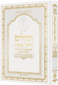 Artscroll Tehillim Large Type Hebrew Taamin and Kavanot Hashem White [Hardcover]