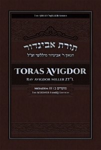 Toras Avigdor Moadim Volume 2 [Hardcover]