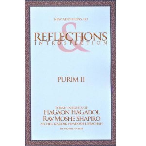 Reflections & Introspection Purim Volume 2 [Paperback]