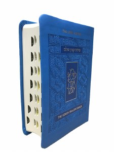 The Koren Shalem Siddur Hebrew and English Compact Size Blue [Paperback]