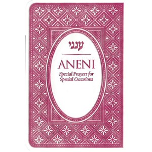 Aneni Faux Leather Flexible Cover Hebrew English Simcha Edition Pocket Size Raspberry [Paperback]
