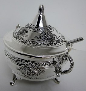 Honey Dish Silverplated