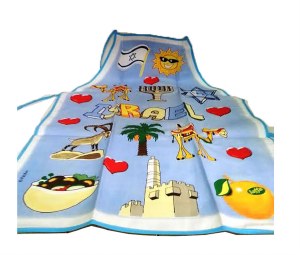 Apron with Israel Pictures