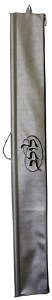 Lulav Holder Vinyl Silver with Black Embroidery Circle Style