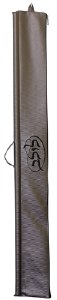 Lulav Holder Vinyl Taupe with Black Embroidery Circle Style