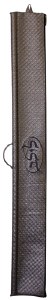 Lulav Holder Vinyl Taupe with Grey Embroidery Circle Style