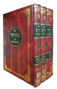 Bais Dovid Hilchos Shechita VeTreifos 3 Volume Set [Hardcover]