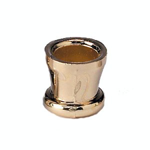 Brass Plated Candle Cups Angular with Screws Set of 9