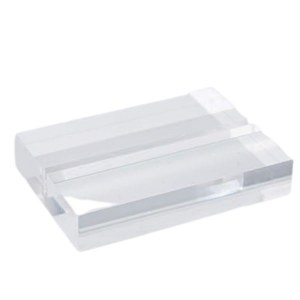 Lucite Card Holder Base Clear 3" x 2"