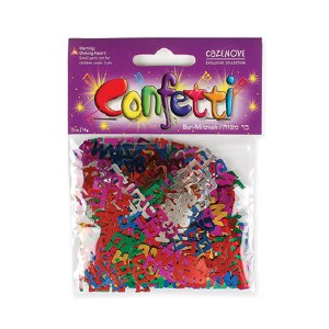 Bar Mitzvah Multi Coloured Confetti