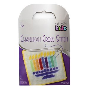 Chanukah Menorah Cross Stitch Kit