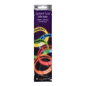 Glow Wrist Band Chanukah Theme - 1 Band per Pack