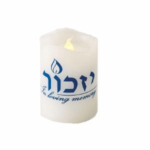 LED Flameless Yizkor Memorial Candle