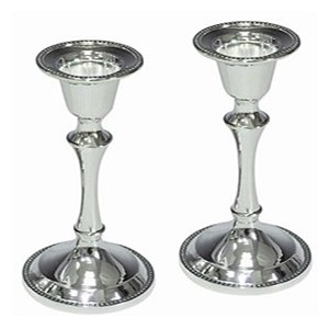 Candlesticks Silver Plated Skinny Stems