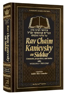 Rav Chaim Kanievsky on Siddur Weekday [Hardcover]