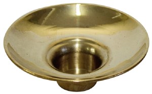 Brass Candle Holder no Design Large Count 12