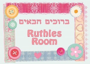 Door Plaque with Customized Name Buttons Design Multicolor