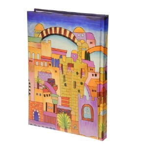 Yair Emanuel Large Decorative Bound Notebook - Jerusalem